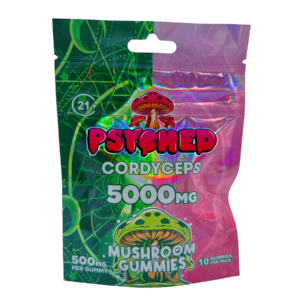 Psyched Cordyceps Mushroom Gummies - 500mg