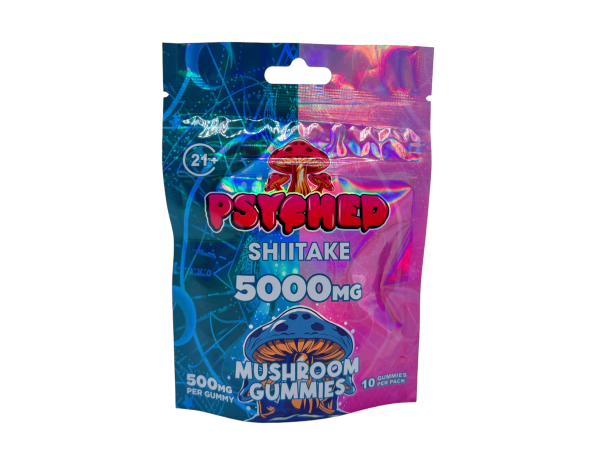 Psyched Shiitake Mushroom Gummies – 500mg