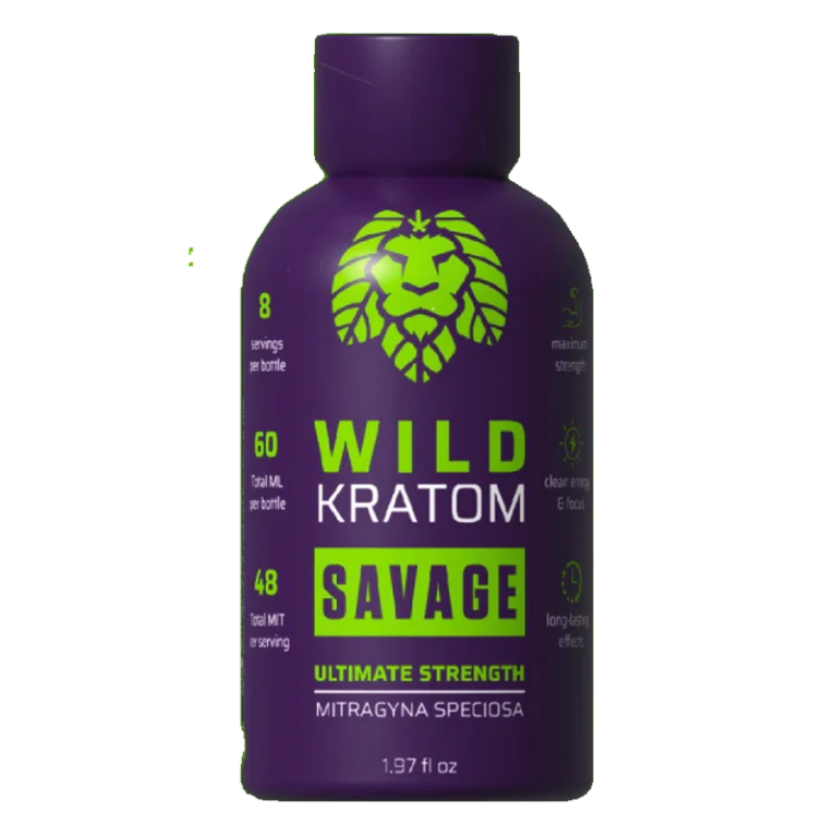 Wild Kratom Savage Ultimate Strength Kratom Shot – 60ml