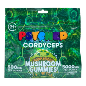 Psyched Cordyceps Mushroom Gummies - 500mg