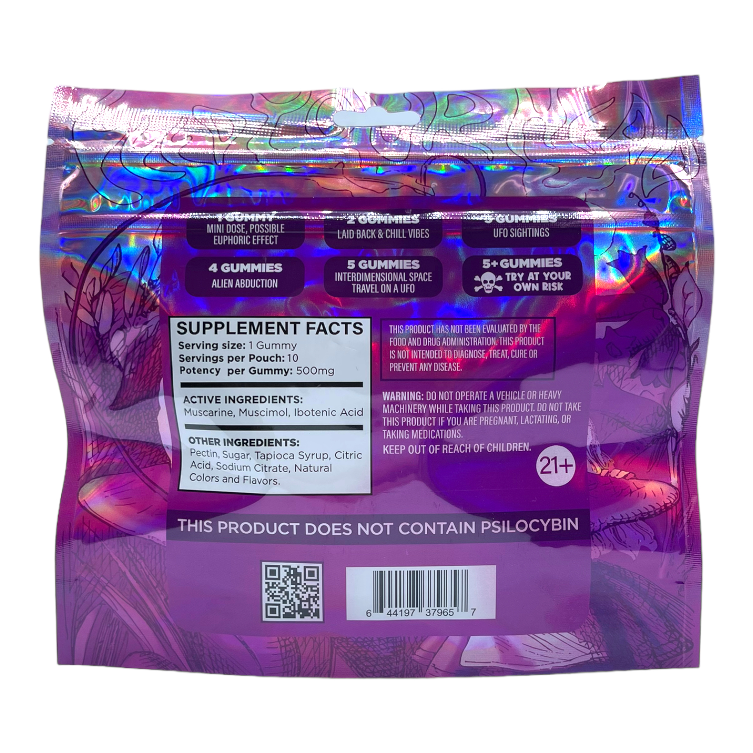 Buy Psyched Reishi Mushroom Gummies 500mg