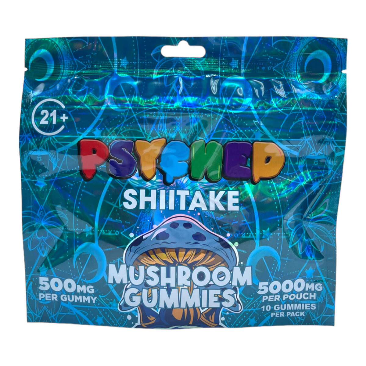 Psyched Shiitake Mushroom Gummies – 500mg