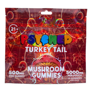 Psyched Turkey Tail Mushroom Gummies - 500mg
