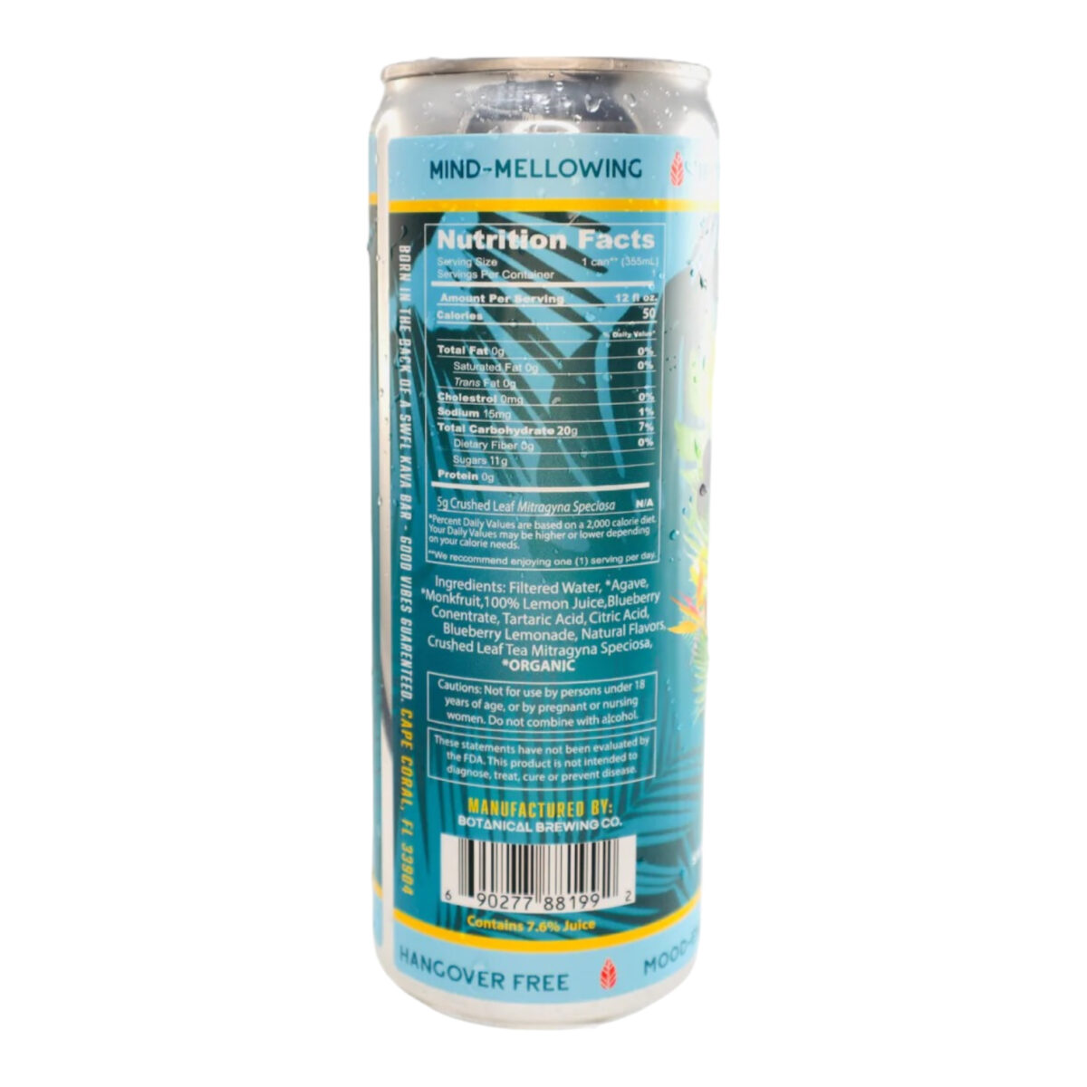 Botanical Brewing Elixir Blueberry Lemonade – 355ml