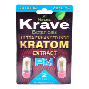 Krave Botanicals Ultra Enhanced Indo Kratom Extract PM - 2ct