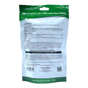Monarch Green Maeng Da Kratom Capsules 150ct
