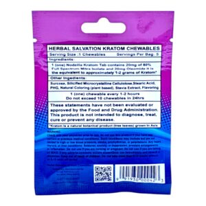 Herbal Salvation Unicorn Berry Kratom – 5ct