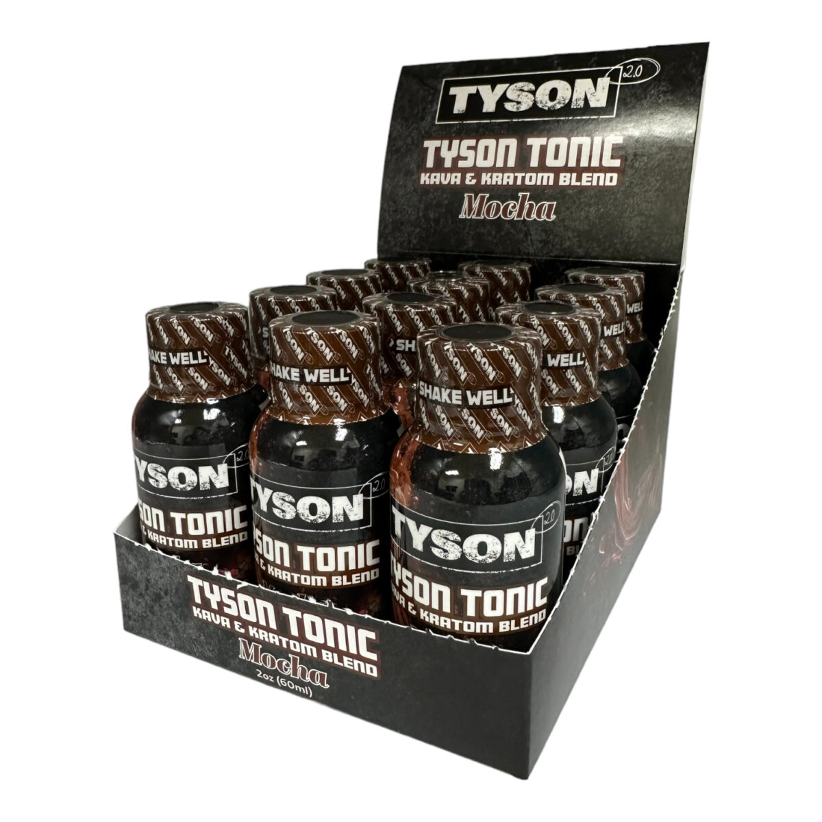 Tyson Tonic Kava Kratom Mocha Blend Shot- 60ml