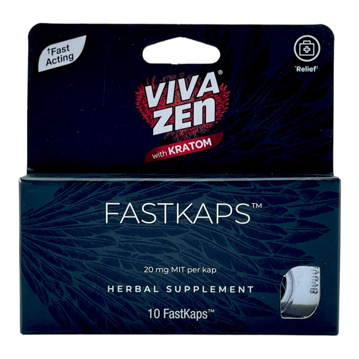 VIVAZEN FastKaps Kratom Extract Gel Caps