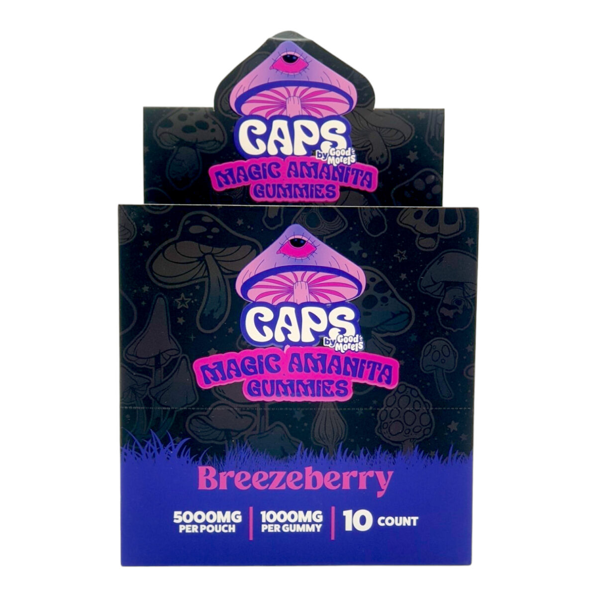 CAPS Mushroom Amanita Gummies Breezeberry – 5ct