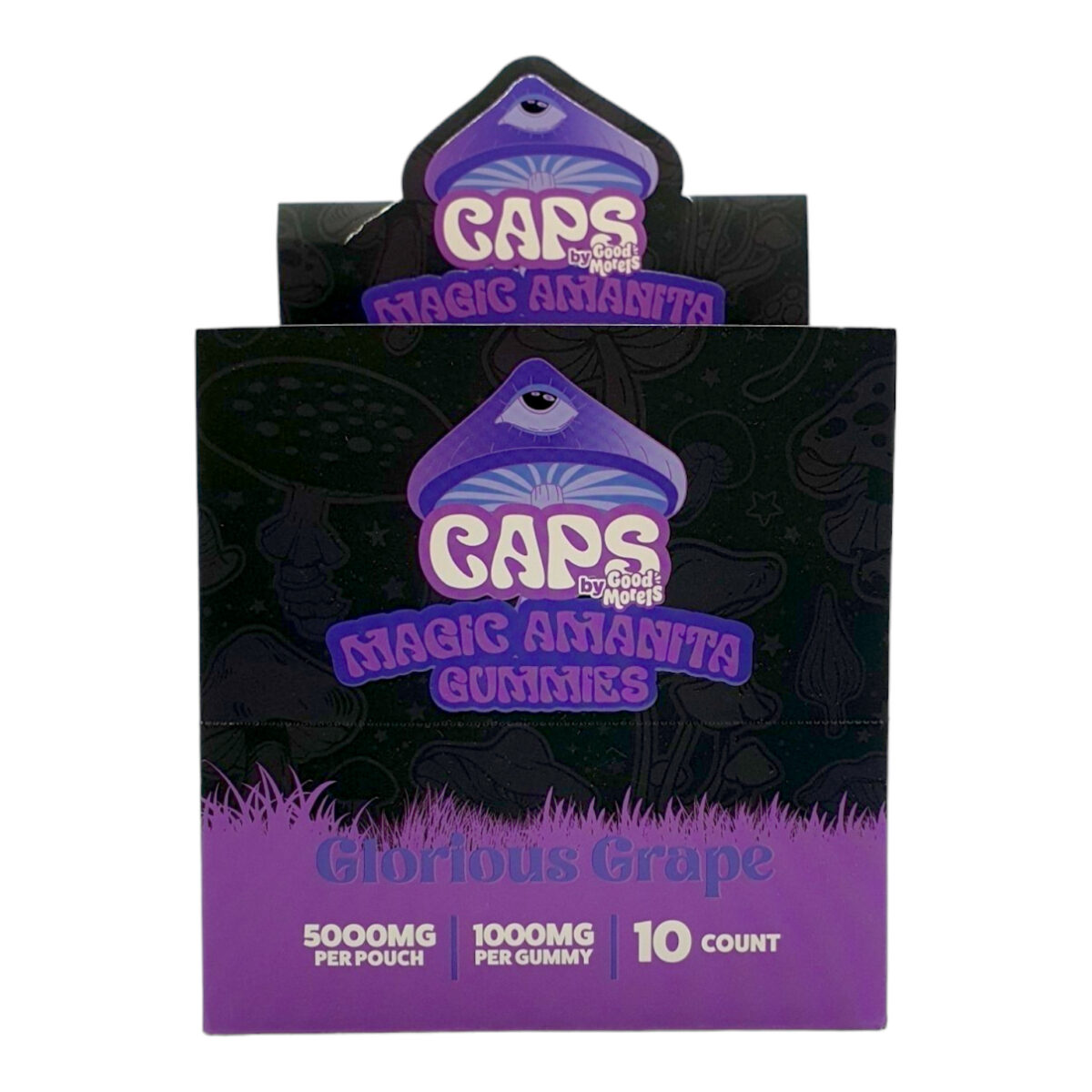 CAPS Mushroom Amanita Gummies Glorious Grape – 5ct