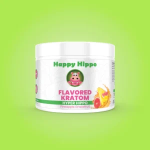 Happy Hippo Flavored Elite Green Maeng Da Kratom Powder