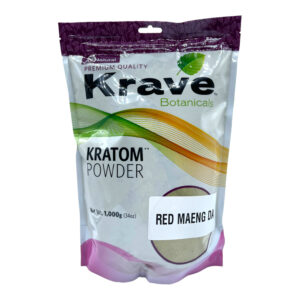 Krave Kratom Red Maeng Da Powder