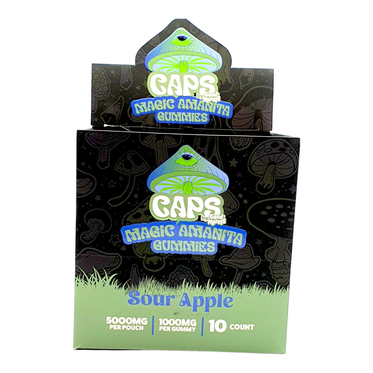 CAPS Mushroom Amanita Gummies Sour Apple – 5ct