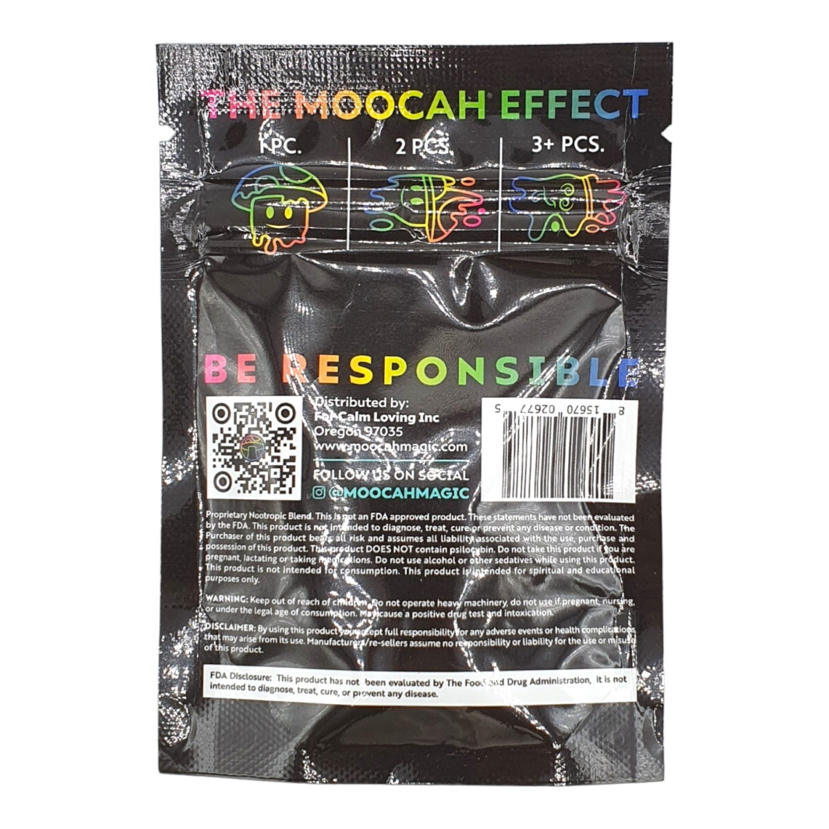 Moocah Mushroom Berry Mega Dose Gummies – 5ct