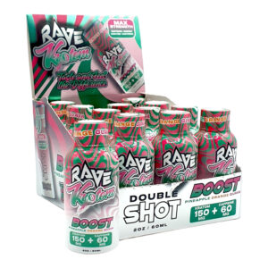 Rave Kratom and Caffeine Boost Shot 150mg 60mL
