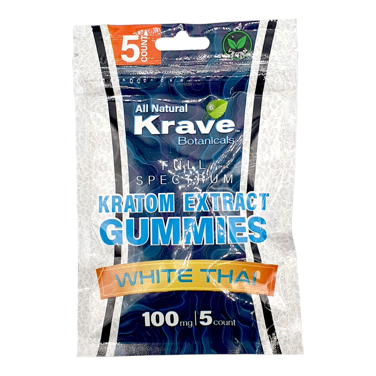 Krave White Thai Gummy – Full Spectrum Kratom Extract