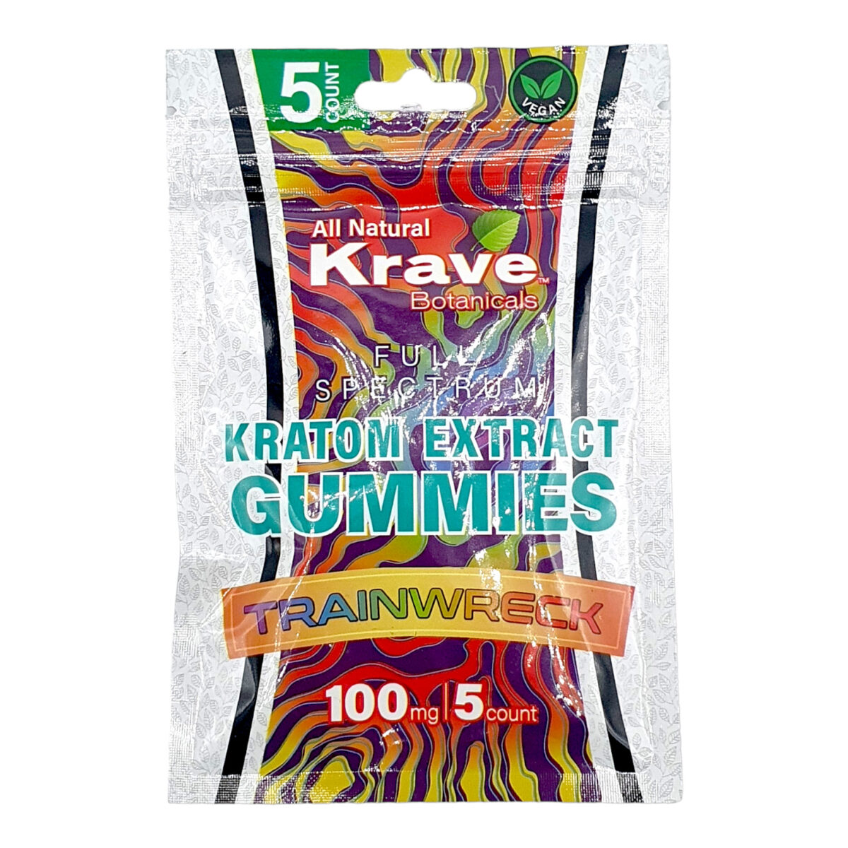 Krave Trainwreck Full Spectrum Kratom Extract Gummy