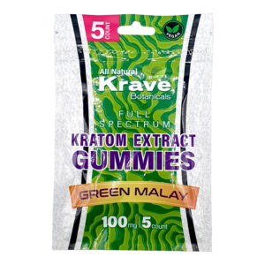 Krave Green Malay Full Spectrum Kratom Extract Gummy