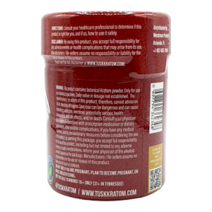 Tusk Red Vein Maeng Da Kratom Powder