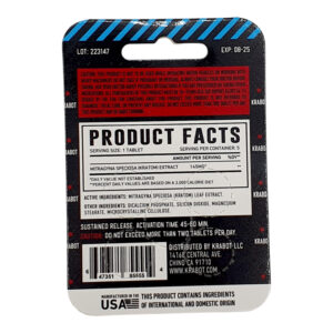 Krabot Mit-Tab100 725MG Kratom Tab 5ct