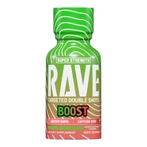 Rave Kratom and Caffeine Boost Shot 150mg 60mL
