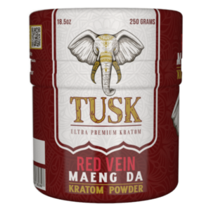 Tusk Red Vein Maeng Da Kratom Powder