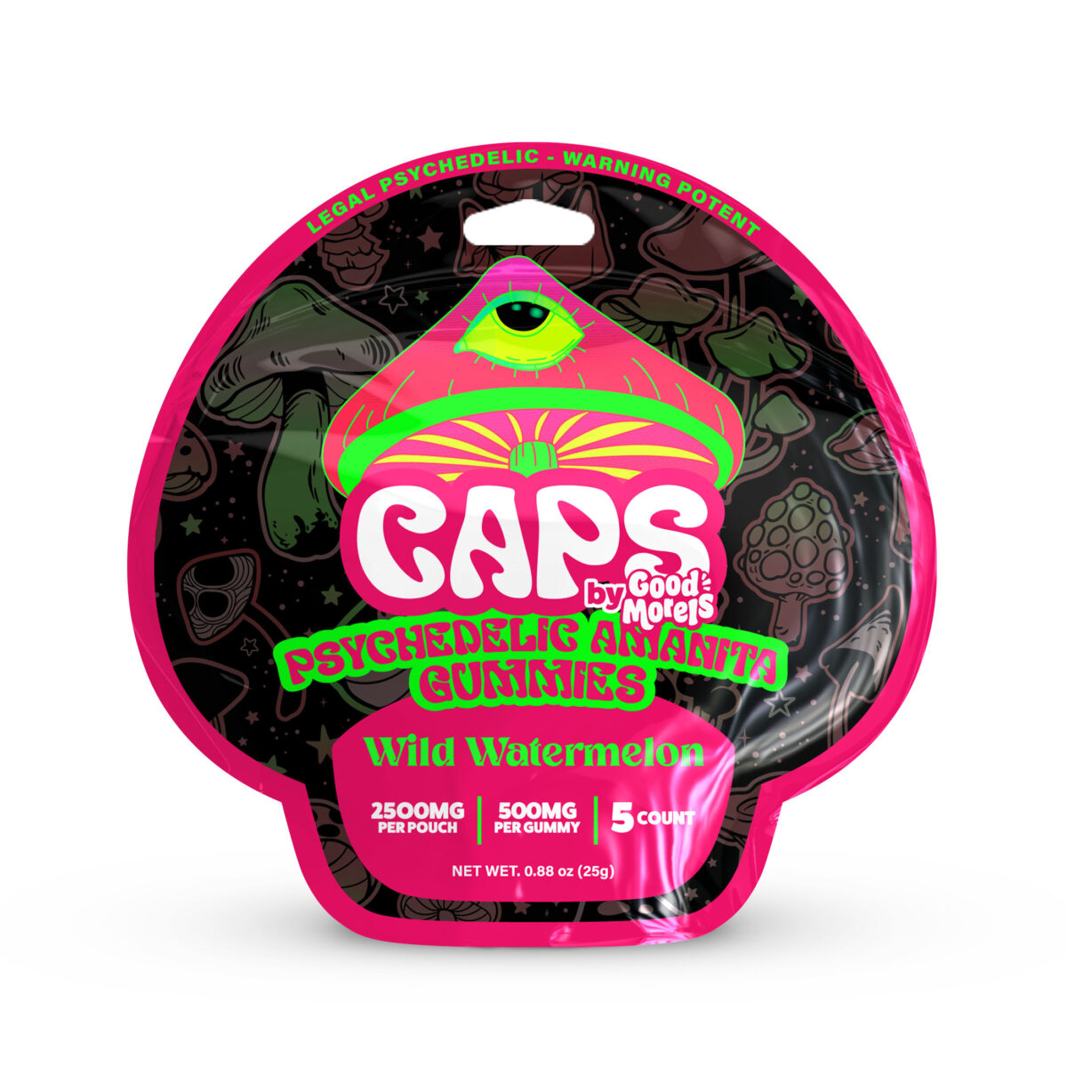 CAPS Mushroom Amanita Gummies Wild Watermelon – 5ct