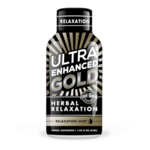 Ultra Enhanced Gold Herbal Relaxation Shot, 750mg, 15mL