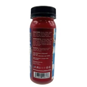 Kava Kazees Raspberry Hibiscus Kava Shot, 1000MG – 4oz