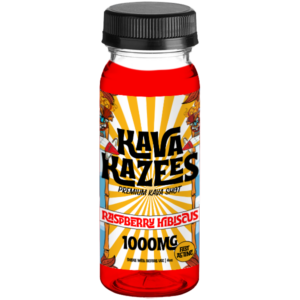 Kava Kazees Raspberry Hibiscus Kava Shot, 1000MG - 4oz