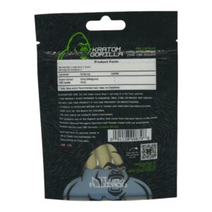 Kratom Gorilla Capsules Plus CBD 4pk