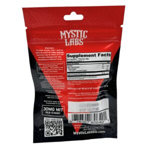 Mystic Labs Kratom Gummies Blood Orange 150mg MIT 5ct