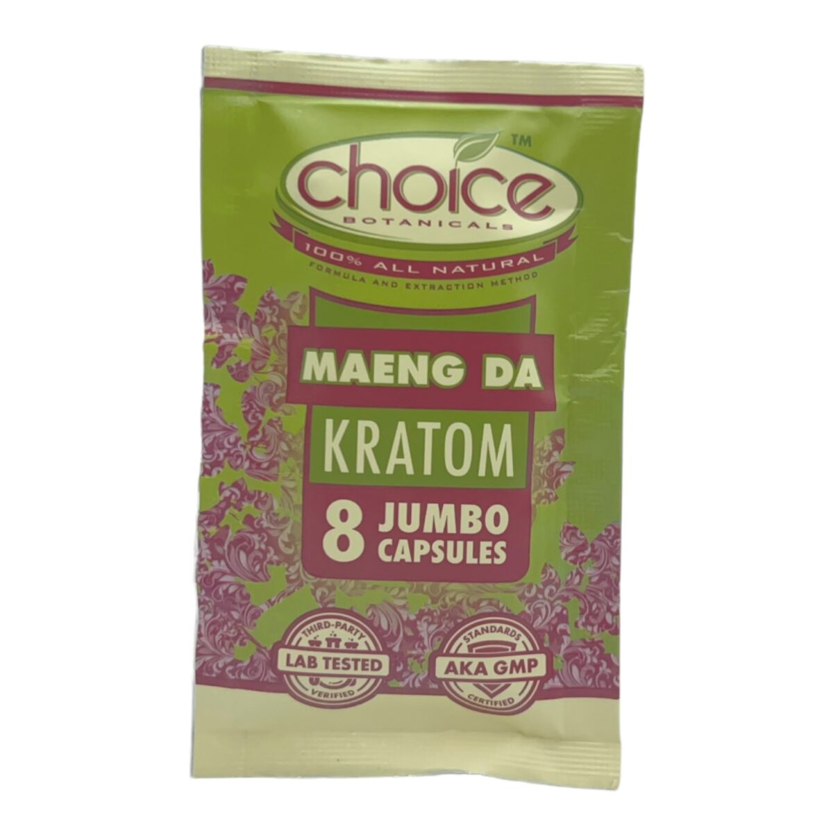 Choice Botanicals Kratom Bali 8 pack (SAMPLE)