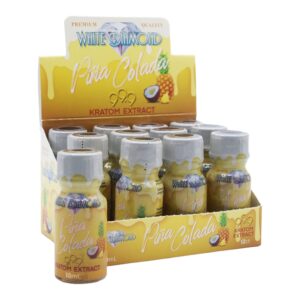 White Diamond 99.9 Pina Colada Extract Kratom Shot 10mL