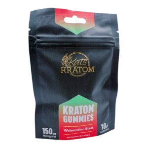 Kats Kratom Kratom Gummies Watermelon Blast 10ct (BUY 1 GET 1)