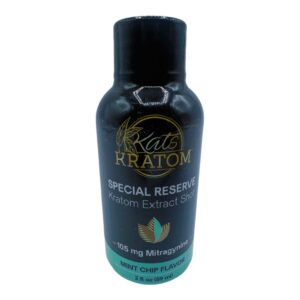 Kats Kratom Special Reserve Kratom Extract Shot Mint Chip 105mg 60mL