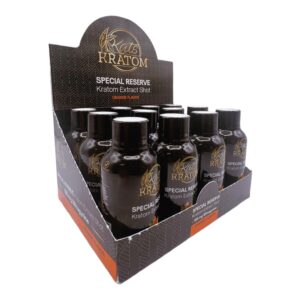 Kats Kratom Special Reserve Kratom Extract Shot Orange 105mg 60mL
