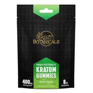 Kats Kratom High Potency Kratom Gummies Green Apple 8ct