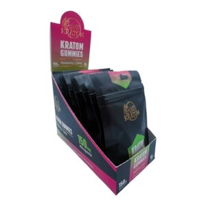 Kats Kratom Kratom Gummies Raspberry Lime 10ct