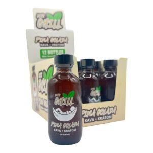Lets Chill Kratom Kava Pina Colada Shot 50mg Kratom 150mg Kava 60mL