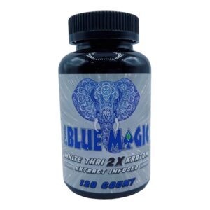 Blue Magic White Thai 2X Kratom Capsule – 120 count