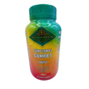 Royal Mushroom Energy Mushroom Mix Gummies Peach