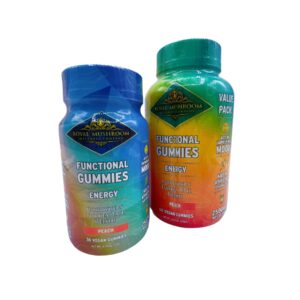Royal Mushroom Energy Mushroom Mix Gummies Peach
