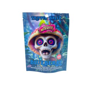 Trippin Ballz Mushroom Gummies Blueberry 100MG (DEAL BUY 5 GET 1)
