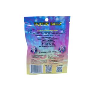 Trippin Ballz Mushroom Gummies Pineapple 100MG