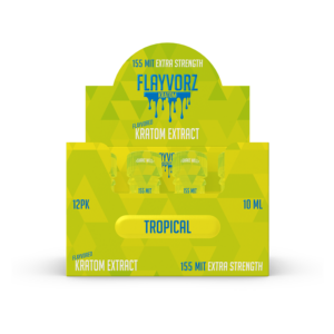 Flayvorz Kratom Shot Tropical 155mg MIT 10mL