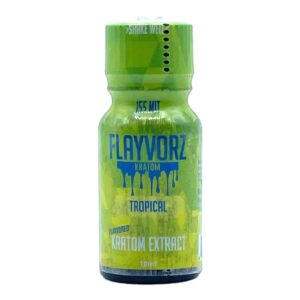Flayvorz Kratom Shot Tropical 155mg MIT 10mL