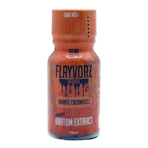 Flayvorz Kratom Shot Orange Creamsicle 155mg MIT 10mL (BUY 1 GET 1)