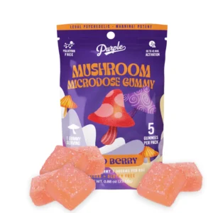 Purple Mushroom Gummies Wild Berry